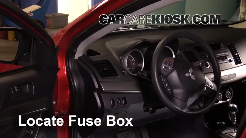 2012 Mitsubishi Lancer SE 2.4L 4 Cyl. Fuse (Interior) Replace